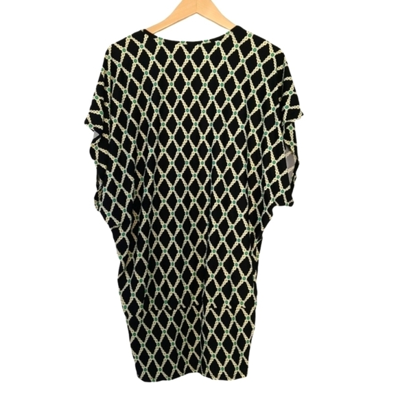 Trina Turk Dress Tunic Swimsuit Beach Pool Cover Up Kon Tiki Slouchy Sleeves - Picture 6 of 9